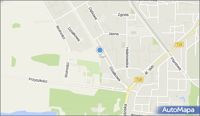 Parzniew, Spójności, mapa Parzniew