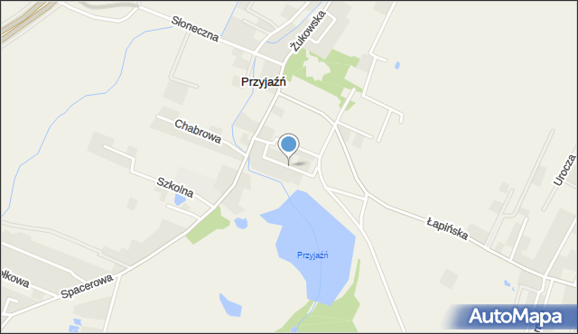 Przyjaźń, Spokojna, mapa Przyjaźń