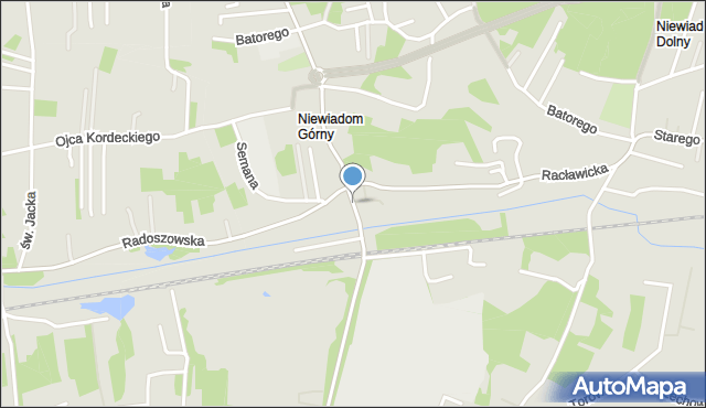 Rybnik, Sportowa, mapa Rybnika