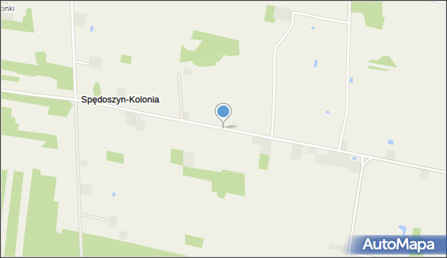 Spędoszyn-Kolonia, Spędoszyn-Kolonia, mapa Spędoszyn-Kolonia