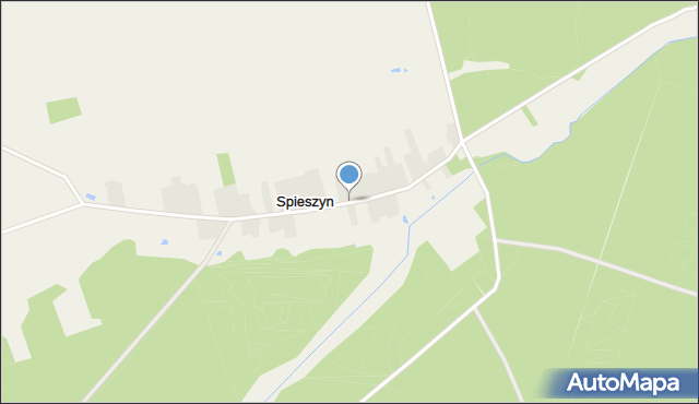 Spieszyn, Spieszyn, mapa Spieszyn