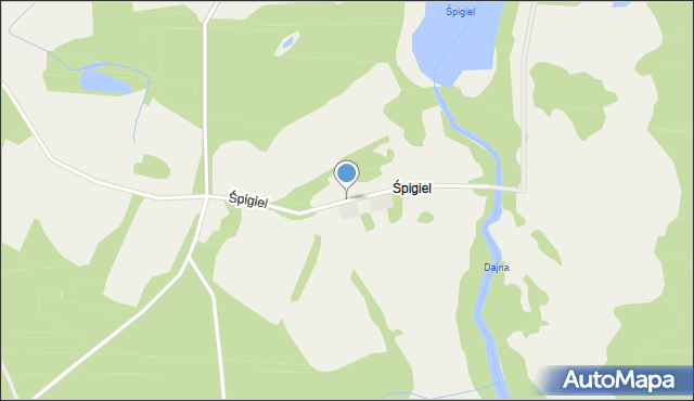 Śpigiel, Śpigiel, mapa Śpigiel