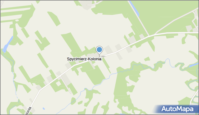 Spycimierz-Kolonia, Spycimierz-Kolonia, mapa Spycimierz-Kolonia