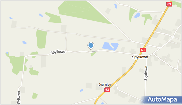 Spytkowo, Spytkowo, mapa Spytkowo