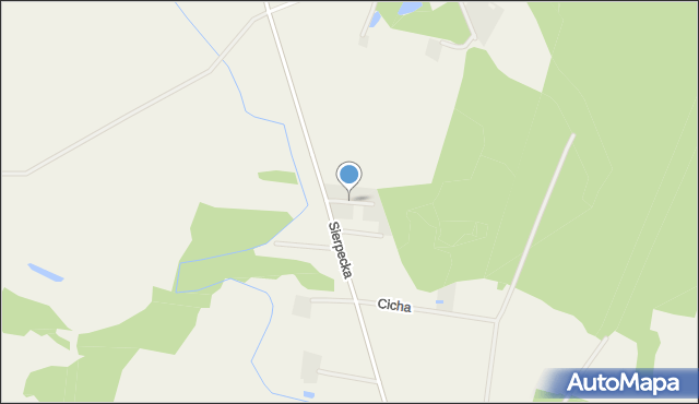 Stare Proboszczewice, Spokojna, mapa Stare Proboszczewice