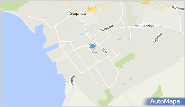 Stepnica, Sportowa, mapa Stepnica