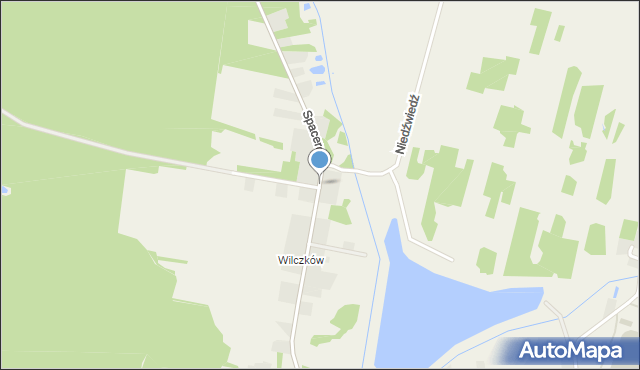 Strawczyn, Spacerowa, mapa Strawczyn