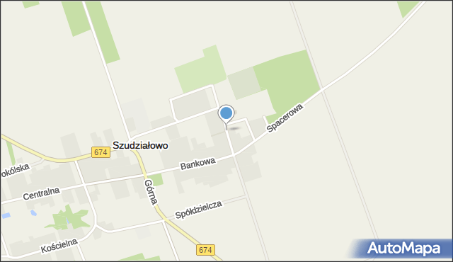 Szudziałowo, Sportowa, mapa Szudziałowo