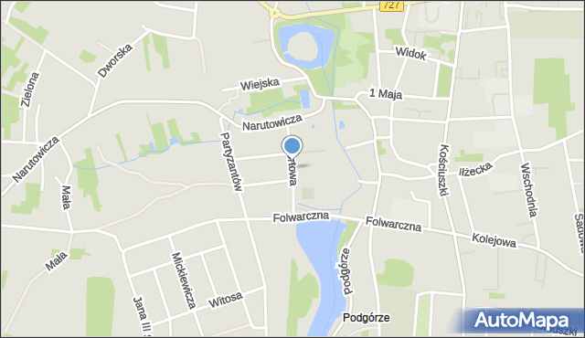 Szydłowiec, Sportowa, mapa Szydłowiec