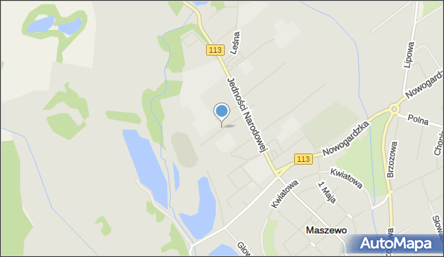 Wisławie, Sportowa, mapa Wisławie