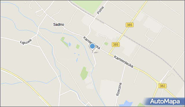 Ząbkowice Śląskie, Spokojna, mapa Ząbkowice Śląskie