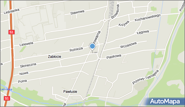 Żywiec, Sportowa, mapa Żywiec