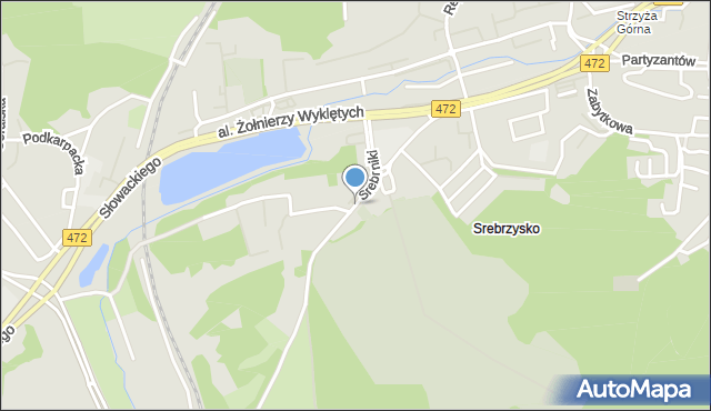 Gdańsk, Srebrniki, mapa Gdańska