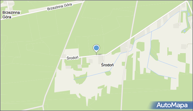 Środoń, Środoń, mapa Środoń