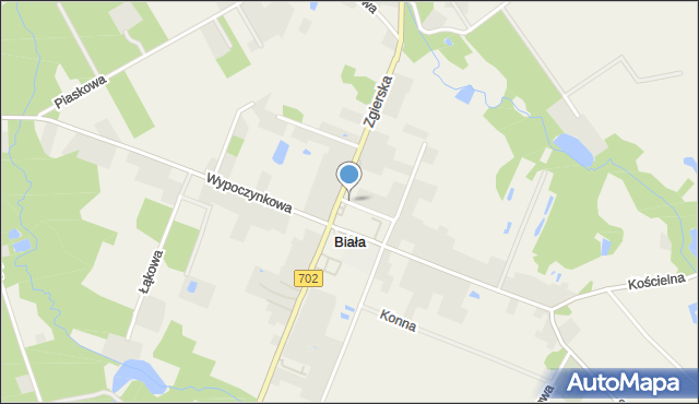 Biała gmina Zgierz, Stary Rynek, mapa Biała gmina Zgierz