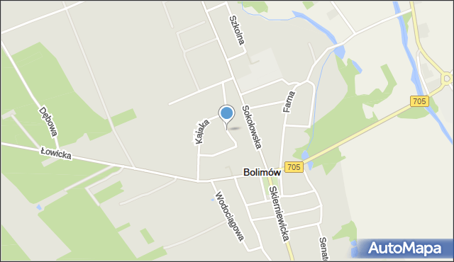 Bolimów, Stroynowskiego Władysława, mapa Bolimów