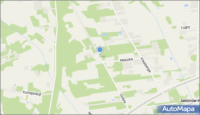 Budy Zosine, Stare Budy, mapa Budy Zosine