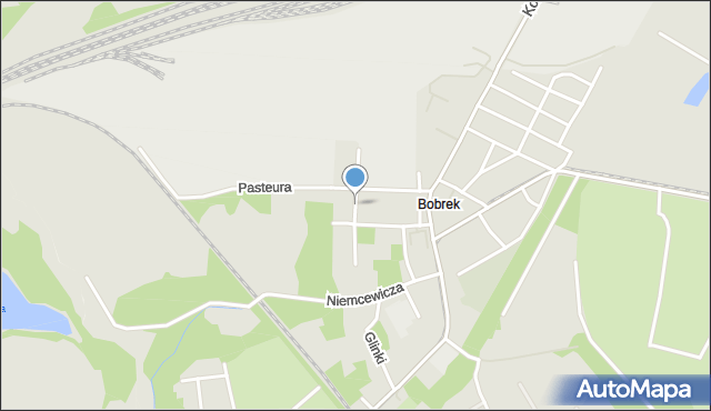 Bytom, Stalowa, mapa Bytomia