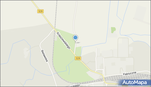 Chojnów powiat legnicki, Stawowa, mapa Chojnów powiat legnicki