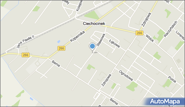 Ciechocinek, Stawowa, mapa Ciechocinek