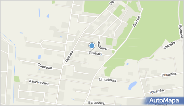 Dobra gmina Dobra (Szczecińska), Stokrotki, mapa Dobra gmina Dobra (Szczecińska)
