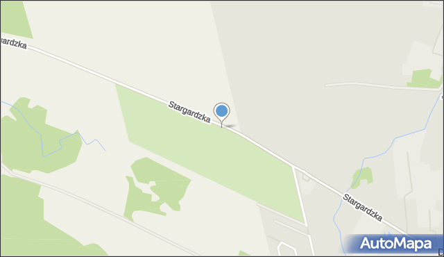 Dobrzany powiat stargardzki, Stargardzka, mapa Dobrzany powiat stargardzki