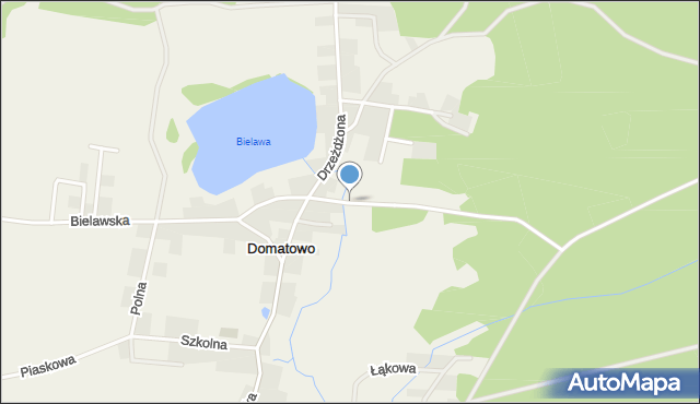 Domatowo, Strażacka, mapa Domatowo