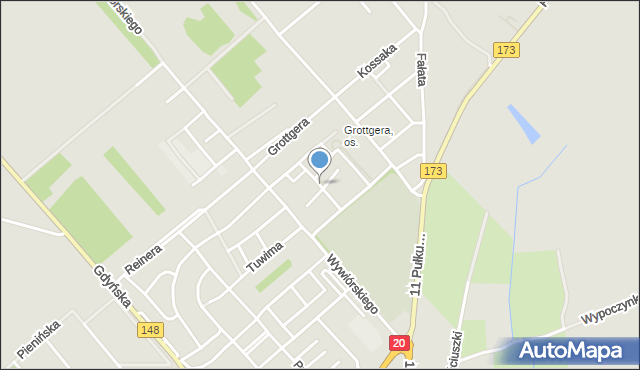 Drawsko Pomorskie, Stanisławskiego Jana, mapa Drawsko Pomorskie