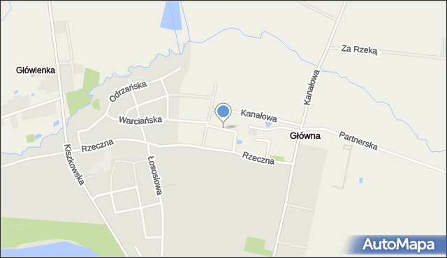 Główna gmina Pobiedziska, Strumykowa, mapa Główna gmina Pobiedziska