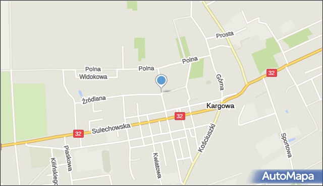 Kargowa, Stroma, mapa Kargowa