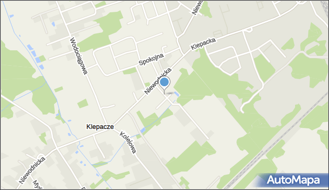 Klepacze gmina Choroszcz, Stawowa, mapa Klepacze gmina Choroszcz