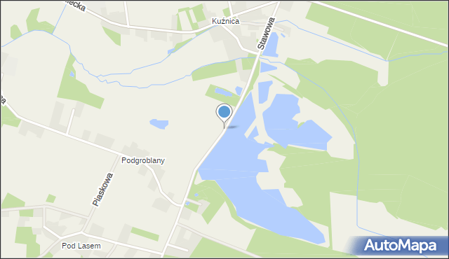 Kośmidry gmina Pawonków, Stawowa, mapa Kośmidry gmina Pawonków