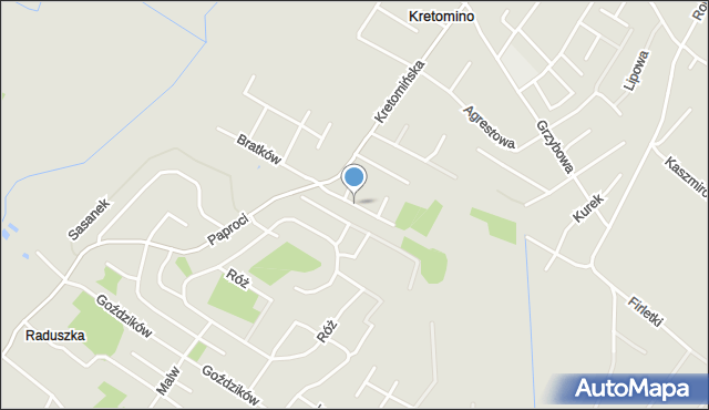 Koszalin, Stokrotek, mapa Koszalina