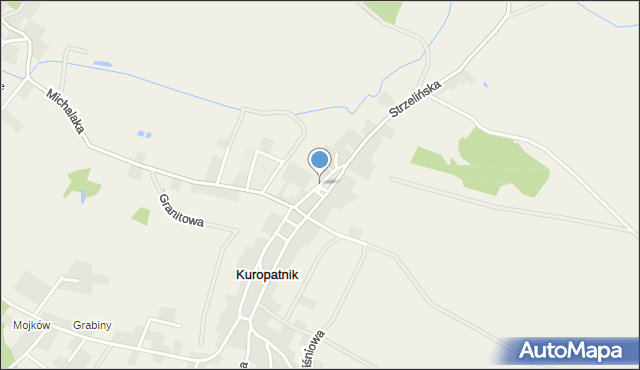 Kuropatnik, Stawowa, mapa Kuropatnik