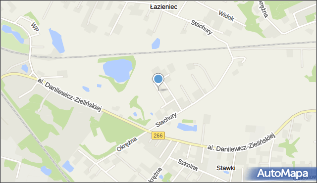 Łazieniec, Stamma Feliksa, mapa Łazieniec