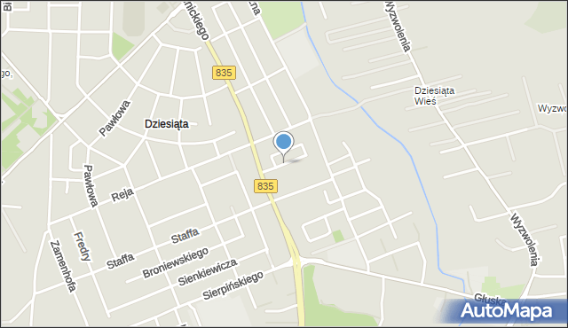 Lublin, Sterna Abrahama, mapa Lublina