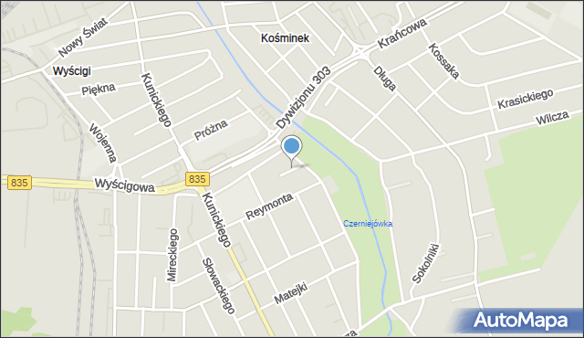 Lublin, Stanisławskiej Anny, mapa Lublina