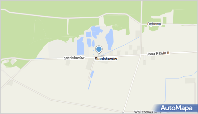 Małopole, Stanisławów, mapa Małopole