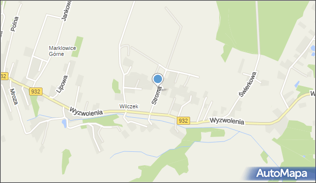 Marklowice, Stroma, mapa Marklowice