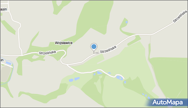 Niemcza, Strzelińska, mapa Niemcza