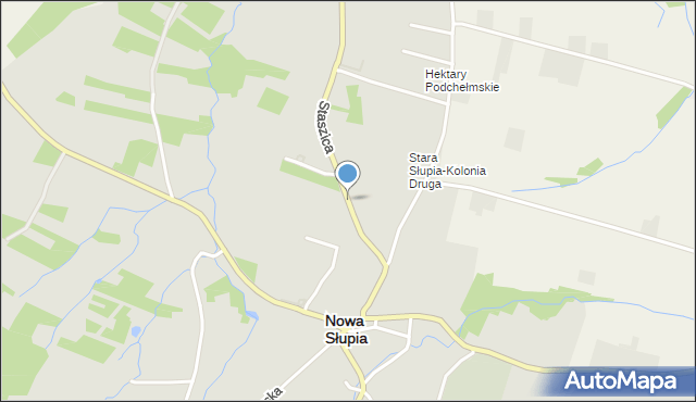 Nowa Słupia, Staszica Stanisława, mapa Nowa Słupia