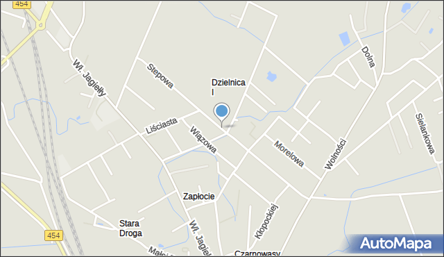 Opole, Stepowa, mapa Opola