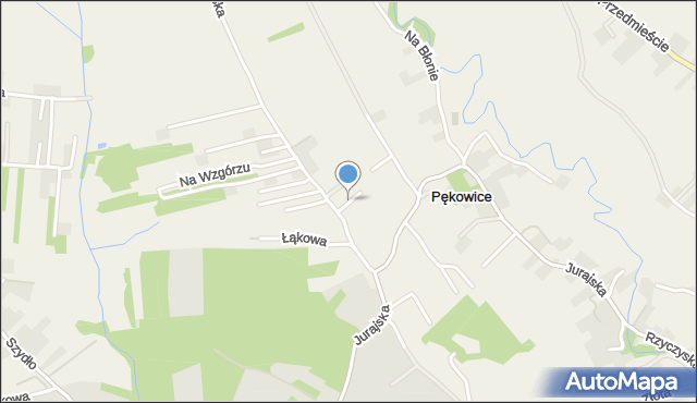 Pękowice, Stroma, mapa Pękowice