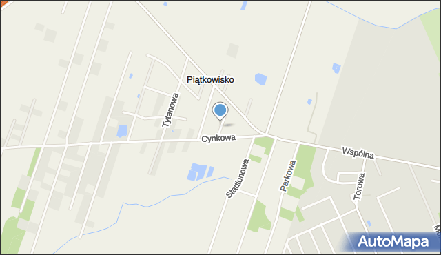 Piątkowisko, Stalowa, mapa Piątkowisko