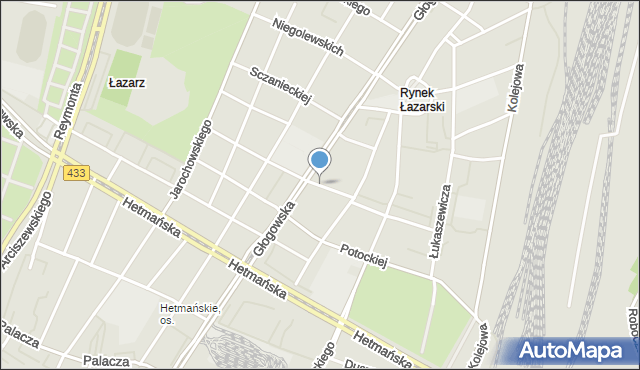 Poznań, Stablewskiego Floriana, mapa Poznania