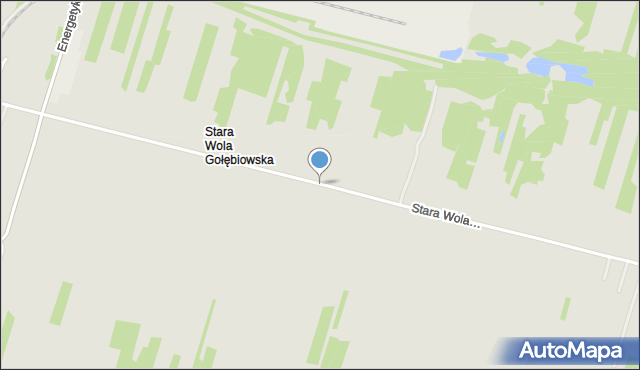 Radom, Stara Wola Gołębiowska, mapa Radomia