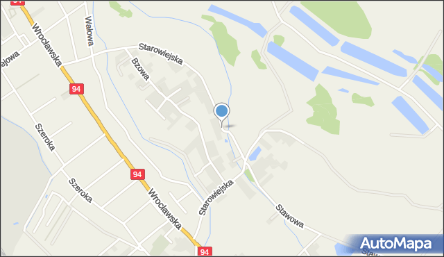 Radwanice gmina Siechnice, Starowiejska, mapa Radwanice gmina Siechnice