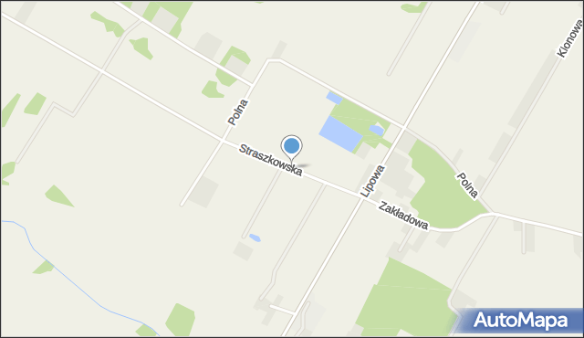 Ruszków Drugi, Straszkowska, mapa Ruszków Drugi