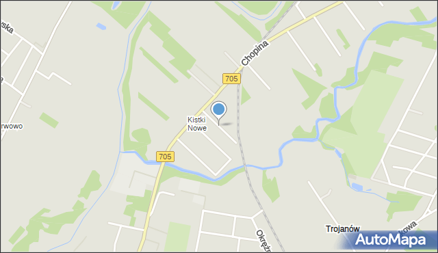 Sochaczew, Stanisława Augusta Poniatowskiego, mapa Sochaczew