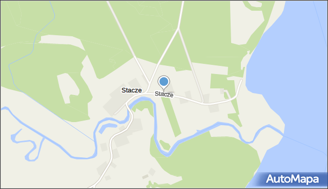 Stacze gmina Kalinowo, Stacze, mapa Stacze gmina Kalinowo